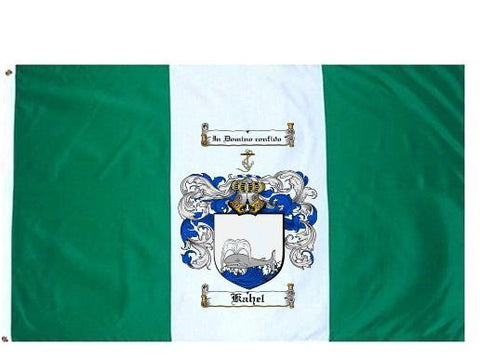 Kahel family crest coat of arms flag