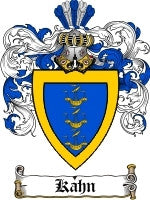 Kahn coat of arms family crest download