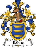 Kahne coat of arms family crest download