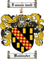 Kalender coat of arms family crest download