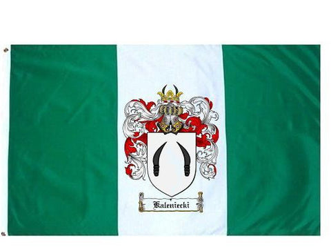 Kaleniecki family crest coat of arms flag