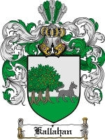 Kallahan coat of arms family crest download