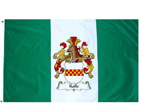 Kalle family crest coat of arms flag