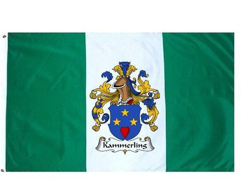 Kammerling family crest coat of arms flag