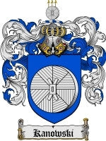 Kanowski coat of arms family crest download