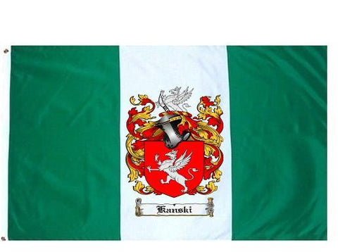 Kanski family crest coat of arms flag