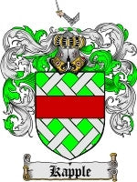 Kapple coat of arms family crest download