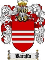 Karaffa coat of arms family crest download