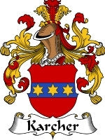 Karcher coat of arms family crest download