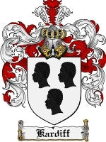 Kardiff coat of arms family crest download
