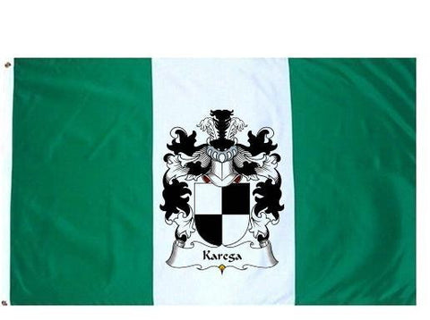 Karega family crest coat of arms flag