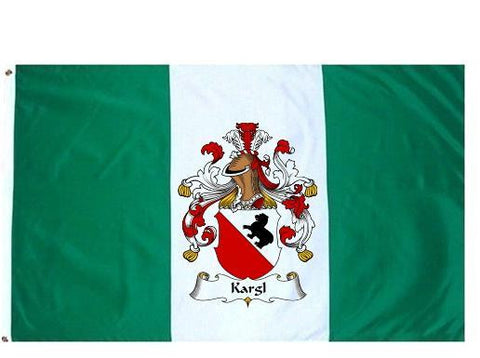 Kargl family crest coat of arms flag
