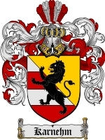 Karnehm coat of arms family crest download