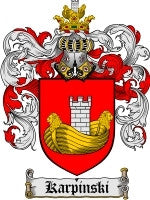 Karpinski coat of arms family crest download