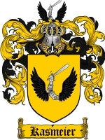 Kasmeier coat of arms family crest download