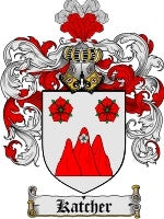 Katcher coat of arms family crest download