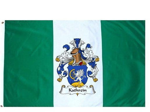 Kathrein family crest coat of arms flag