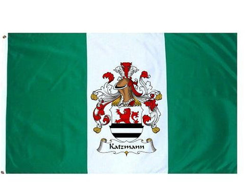 Katzmann family crest coat of arms flag
