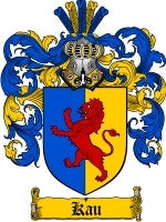Kau coat of arms family crest download