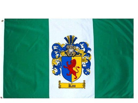 Kau family crest coat of arms flag