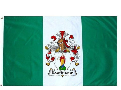 Kauffmann family crest coat of arms flag