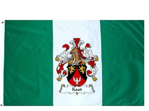 Kaut family crest coat of arms flag