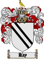 Kay coat of arms family crest download