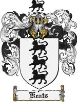 Keats coat of arms family crest download