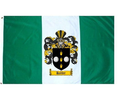 Keeler family crest coat of arms flag
