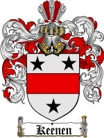 Keenen coat of arms family crest download