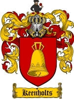 Keenholts coat of arms family crest download