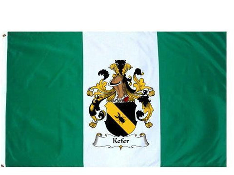 Kefer family crest coat of arms flag