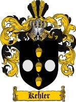 Kehler coat of arms family crest download