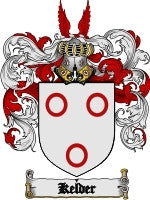 Kelder coat of arms family crest download