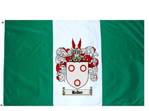 Kelder family crest coat of arms flag
