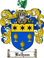 Kelham coat of arms family crest download