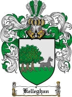 Kelleghan coat of arms family crest download