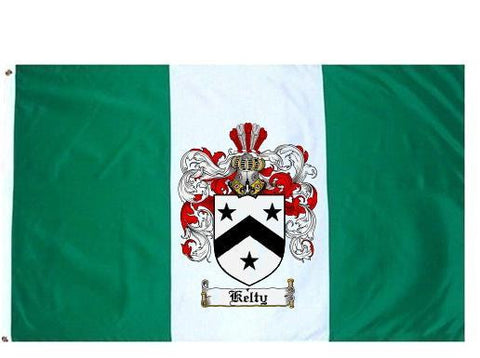 Kelty family crest coat of arms flag