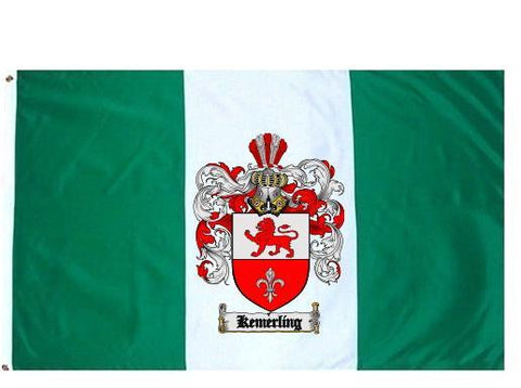 Kemerling family crest coat of arms flag