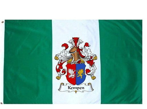 Kempen family crest coat of arms flag