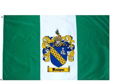 Kemper family crest coat of arms flag