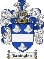 Kenington coat of arms family crest download