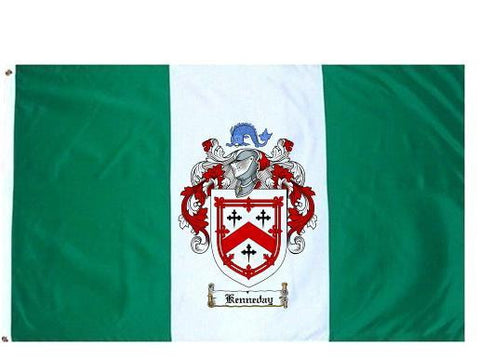 Kenneday family crest coat of arms flag
