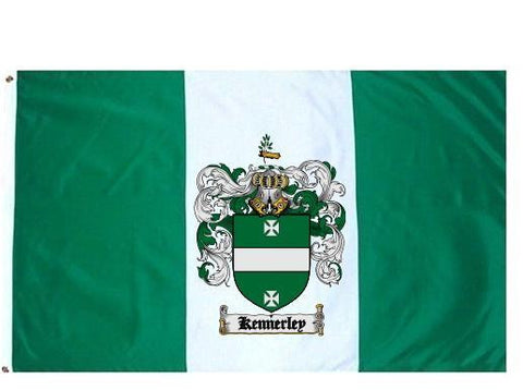 Kennerley family crest coat of arms flag