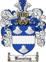 Kenning coat of arms family crest download