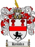 Kenslea coat of arms family crest download