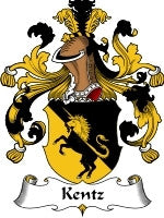 Kentz coat of arms family crest download
