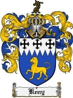 Keny coat of arms family crest download