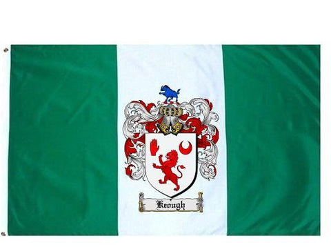 Keough family crest coat of arms flag