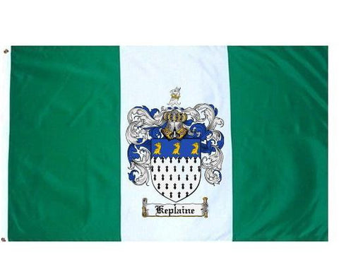 Keplaine family crest coat of arms flag